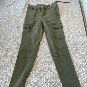 Army green Skinny Pocket pants American Eagle